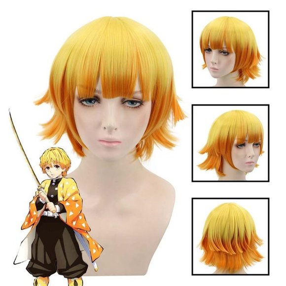 Cosplay Heaven Other - SOLD-Zenitsu Demon Slayer Cosplay Wig